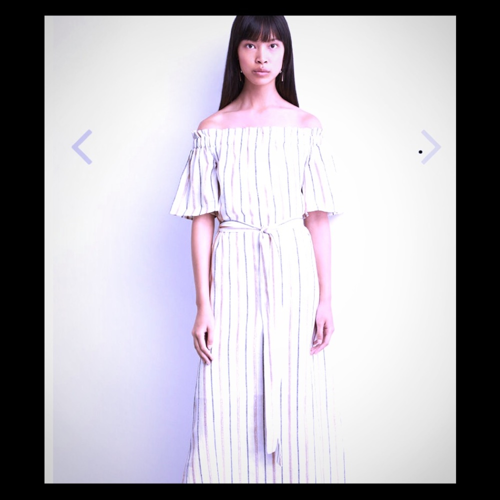 Charles Henry for Nordstrom’s striped midi dress